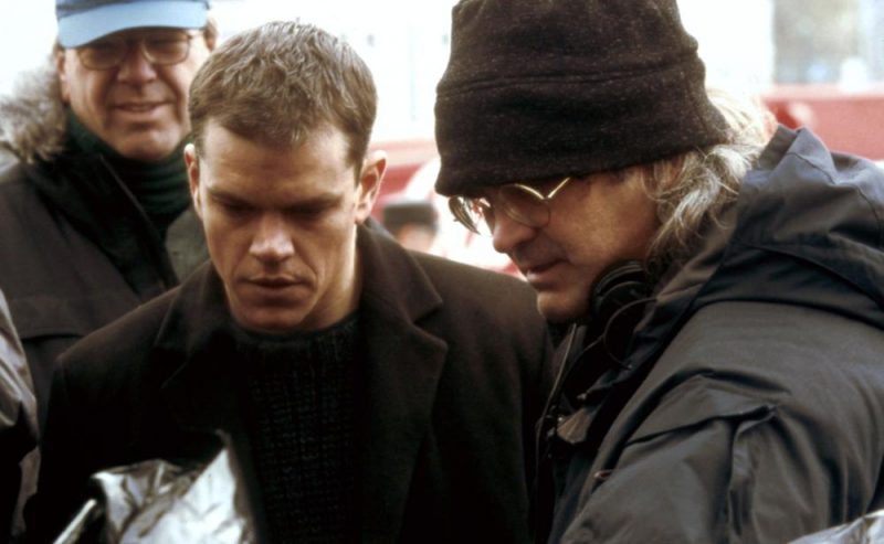 Paul Greengrass et Matt Damon sur le tournage de La Mort Dans la Peau