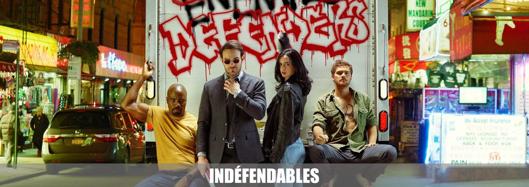 poster de la série avec les personnages